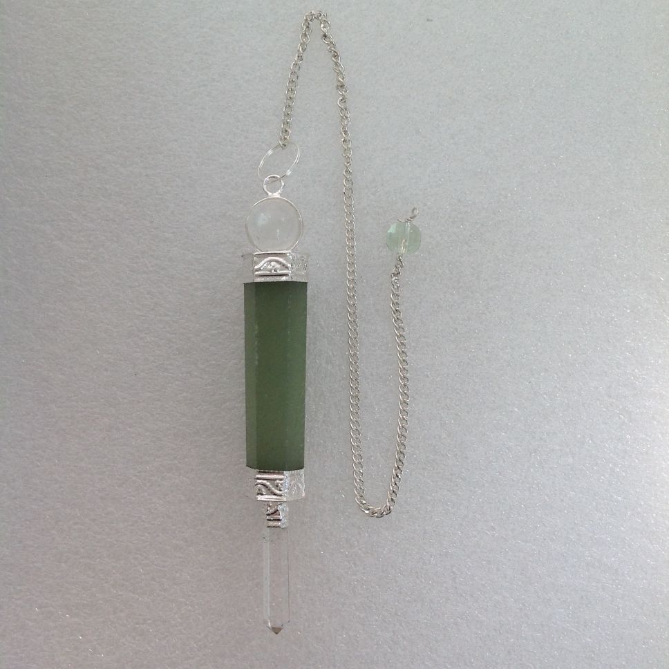 Green Aventurine Wand Pendulum Green Aventurine Wand Pendulum